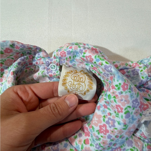 The Beaufort Bonnet Company TBBC Floral Ruffle Dress 2T Classic Preppy - Picture 4 of 5